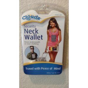 Cloudz Security Neck Wallet
